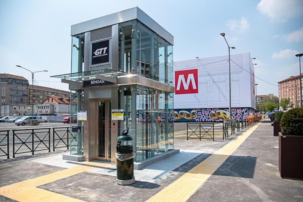 *Luxus393* Metro A 50M, Lingotto Fiere, Ospedali Lägenhet Turin Exteriör bild